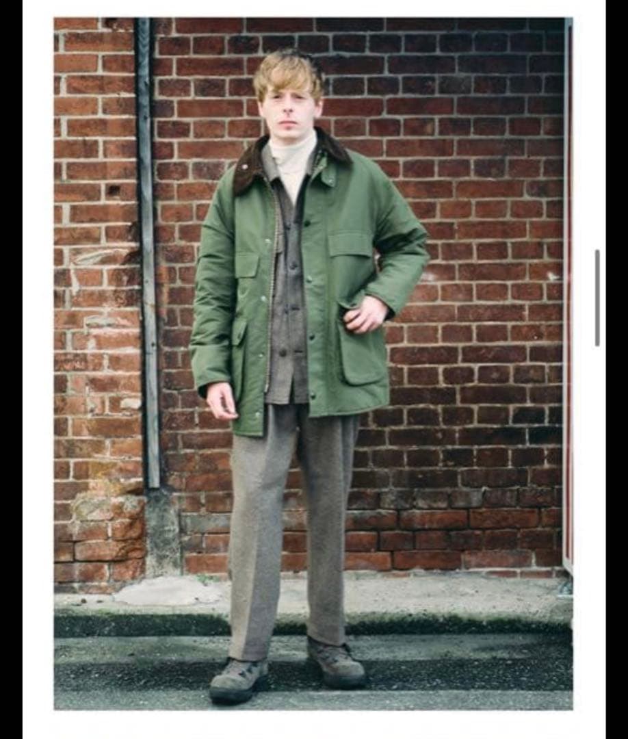 Barbour BEDALE UR別注 40 ベージュ　オンライン限定カラー