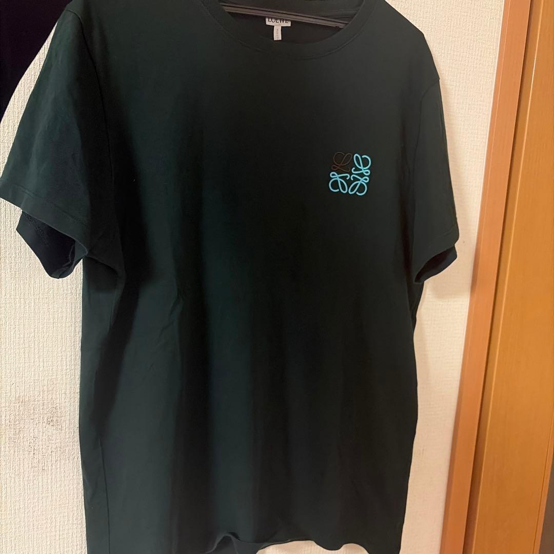 LOEWE ダークグリーン TシャツLサイズ