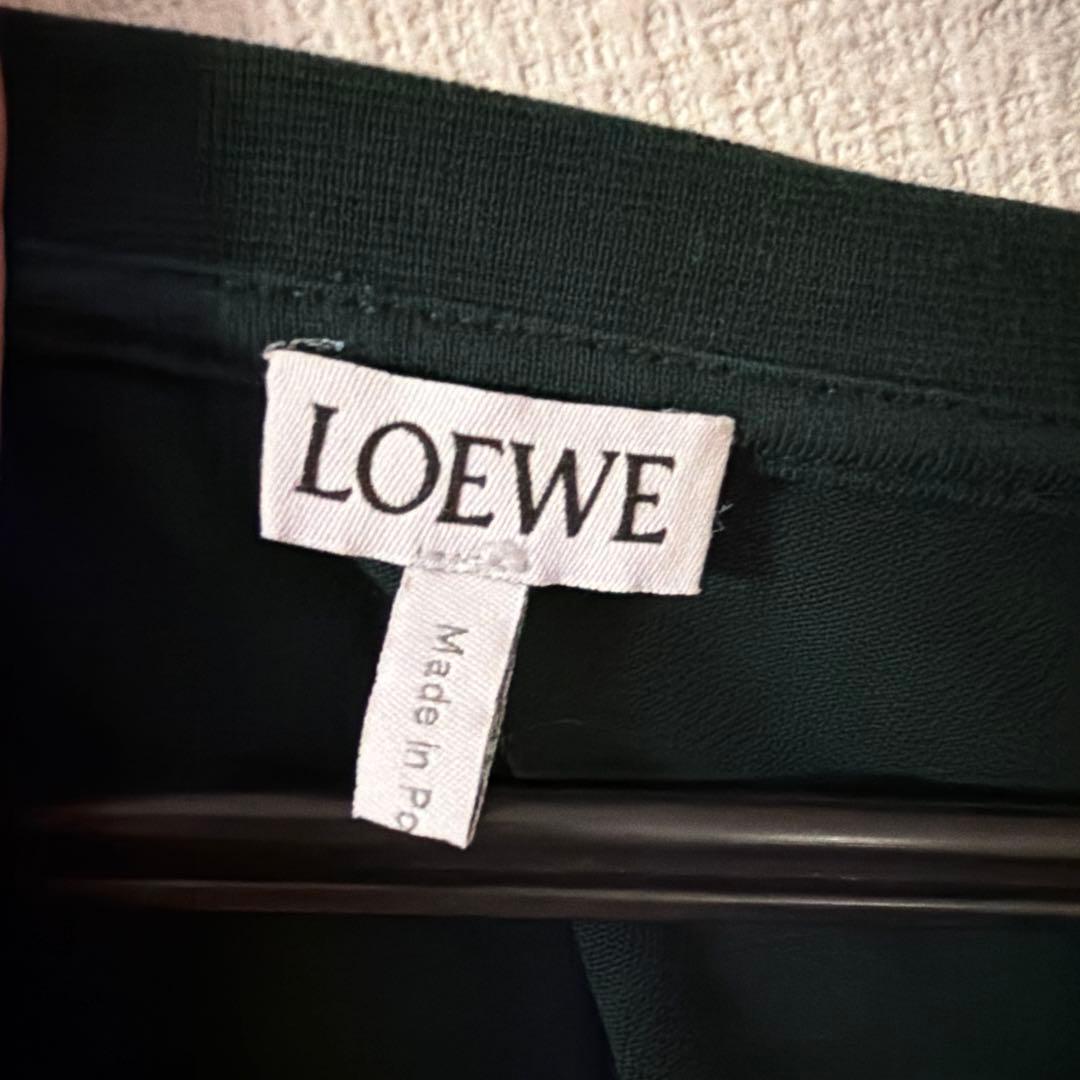 LOEWE ダークグリーン TシャツLサイズ