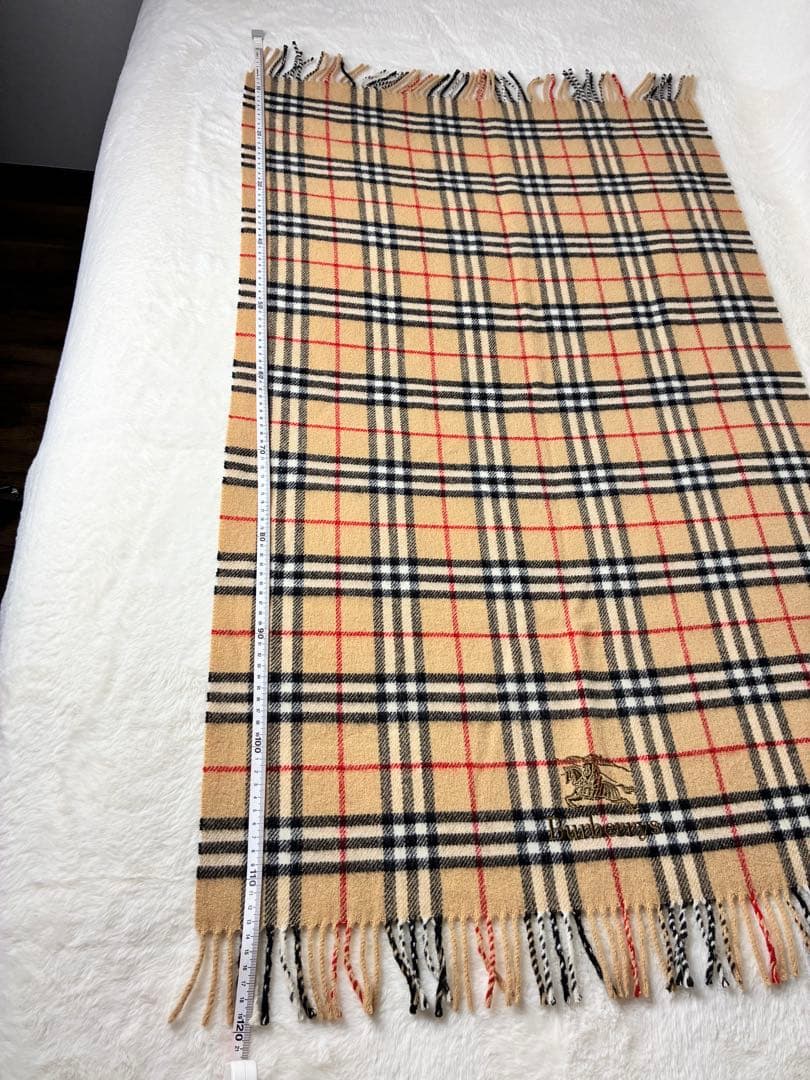 極美品】バーバリーズ ウールひざ掛け 西川産業 ノバチェック 65×120
