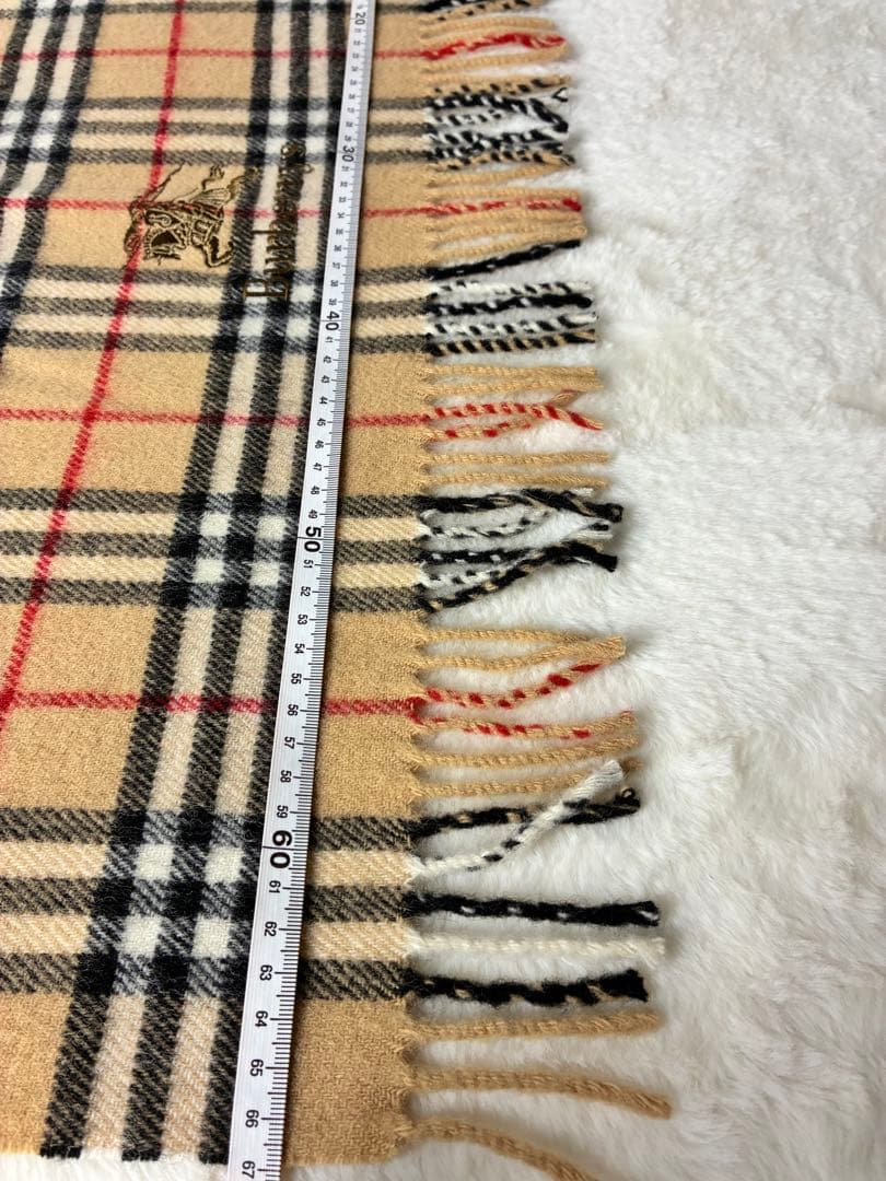 極美品】バーバリーズ ウールひざ掛け 西川産業 ノバチェック 65×120