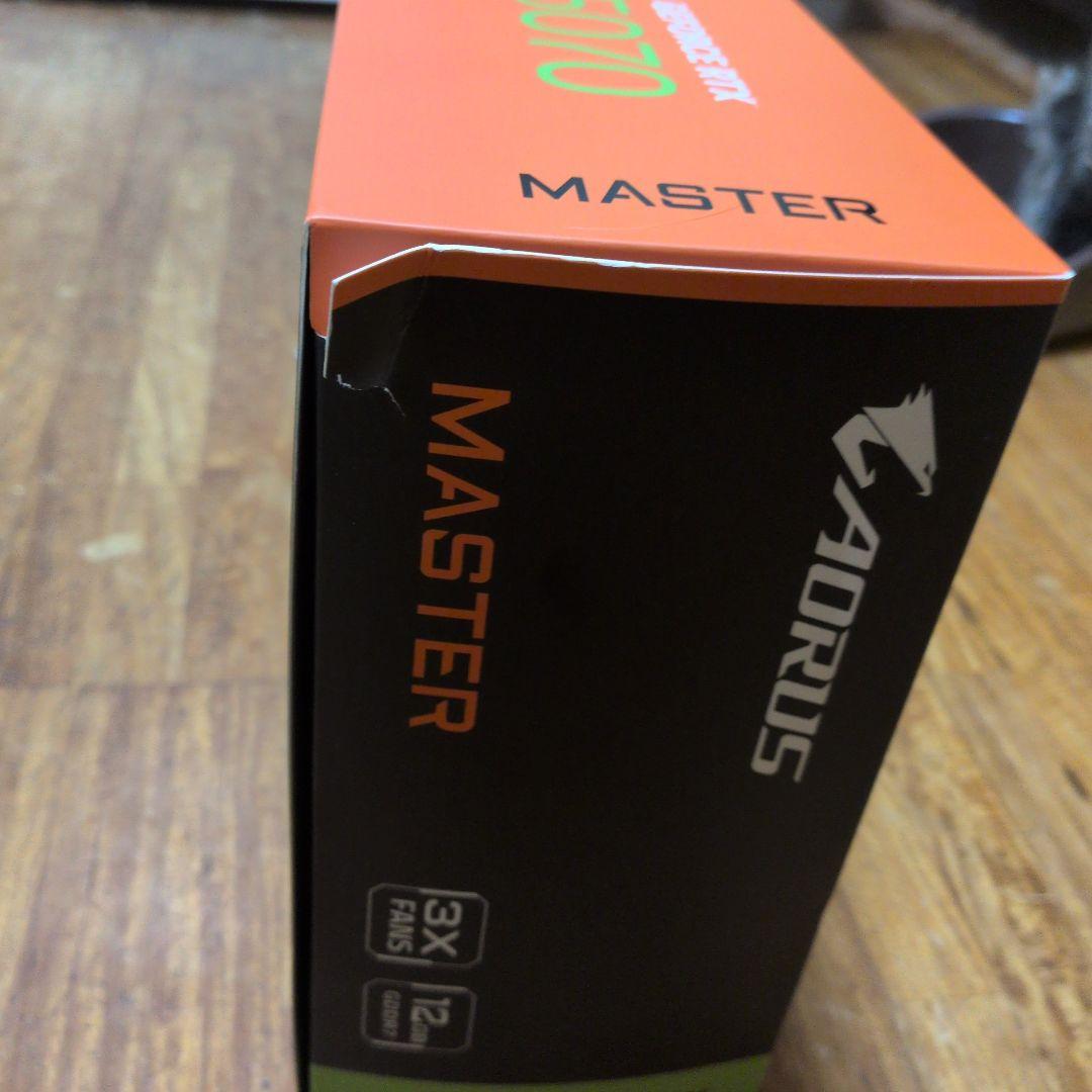 グラフィックボード・グラボ・ビデオカード GeForce RTX5070 AORUS MASTER 12GB