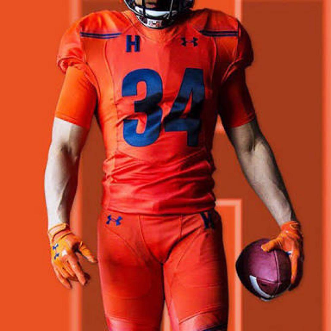 UA法政大学“ORANGE“ベンチレーショントレーニングシャツ オレンジLG
