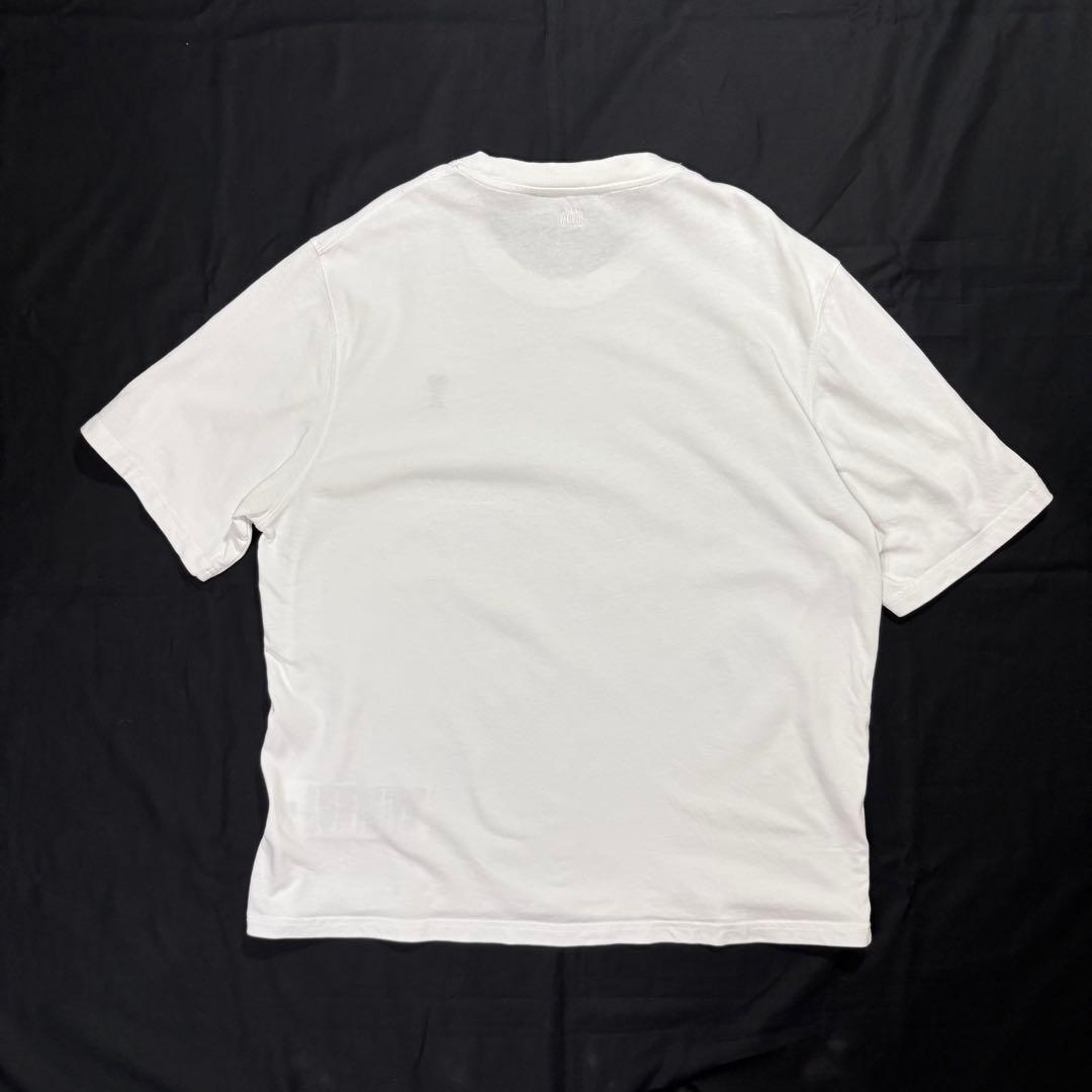 AMI PARIS アミパリス ハートロゴ刺繍 半袖 Tシャツ ホワイト