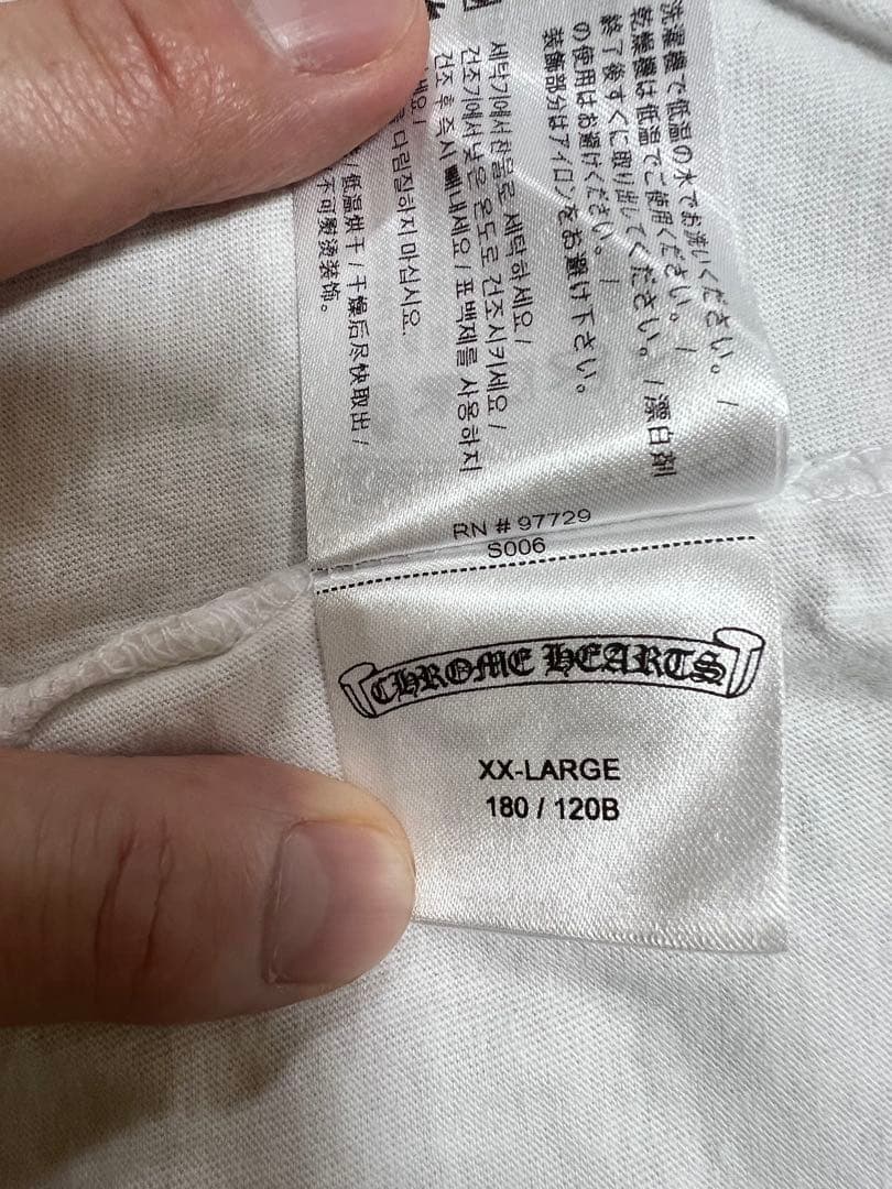 クロムハーツ マルチカラー Tシャツ XXL 着用1度のみ❣️