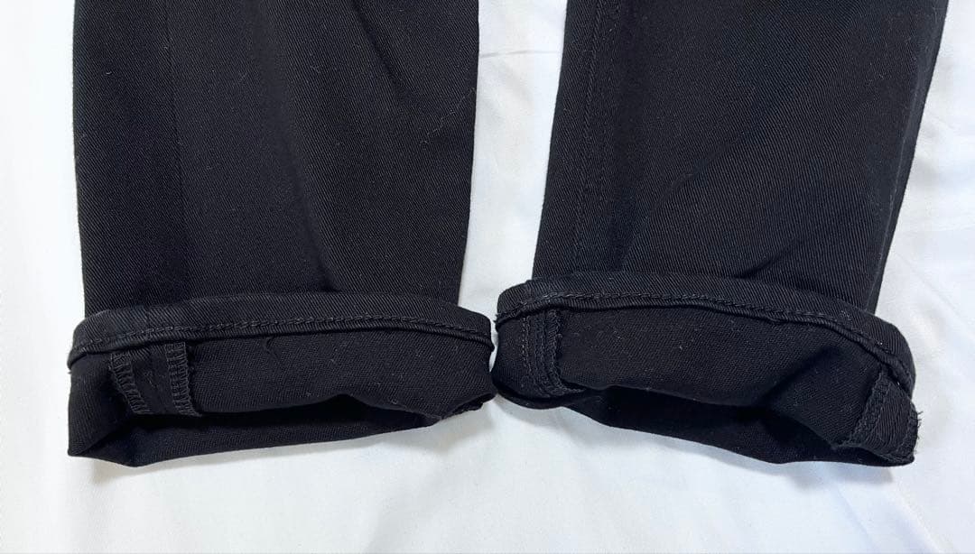 【極美品】YANUK ハイウエスト RUTH ルース 24 スリムテーパード 黒