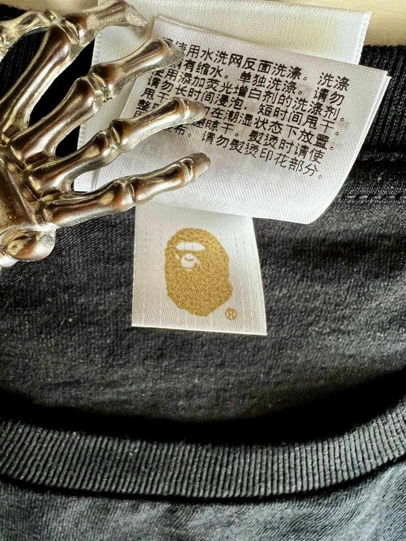 [美品]A BATHING APE アベイシングエイプ ロンT カモフラ