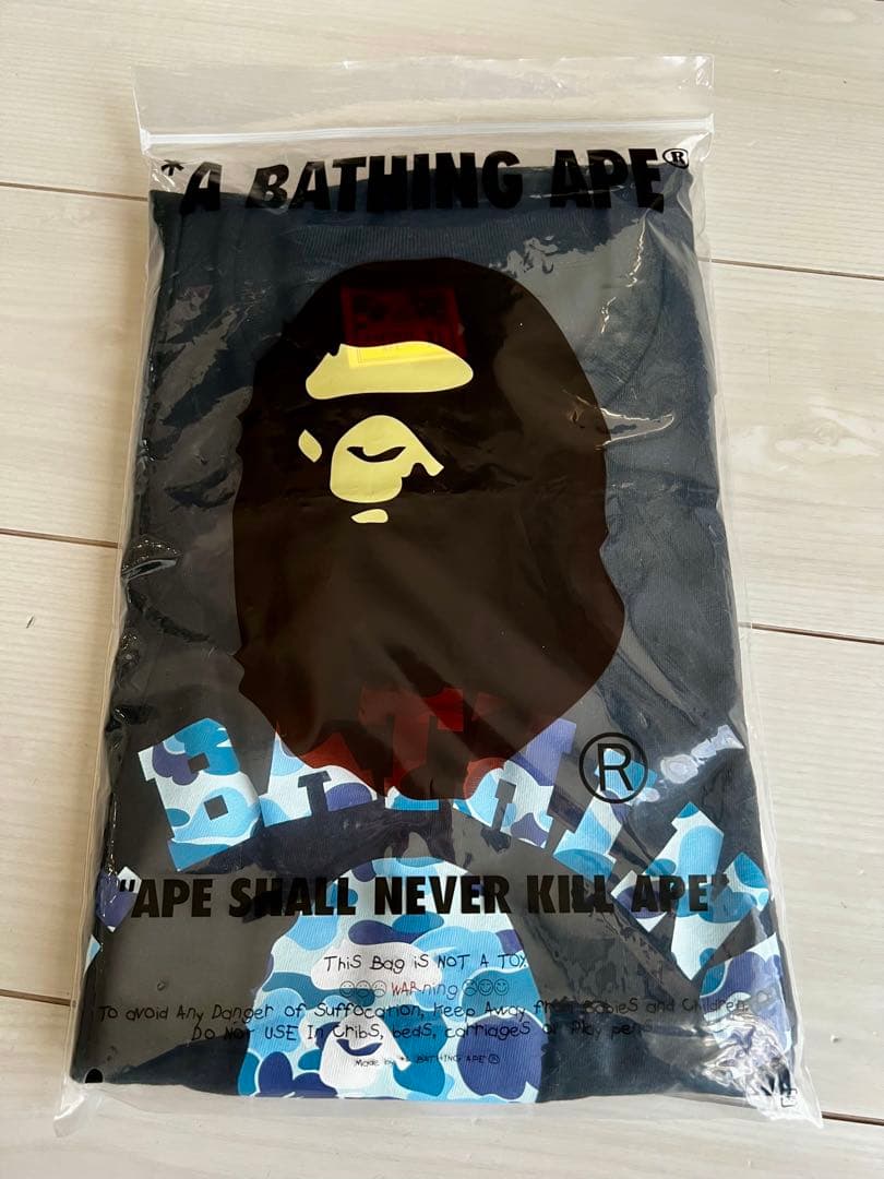 [美品]A BATHING APE アベイシングエイプ ロンT カモフラ