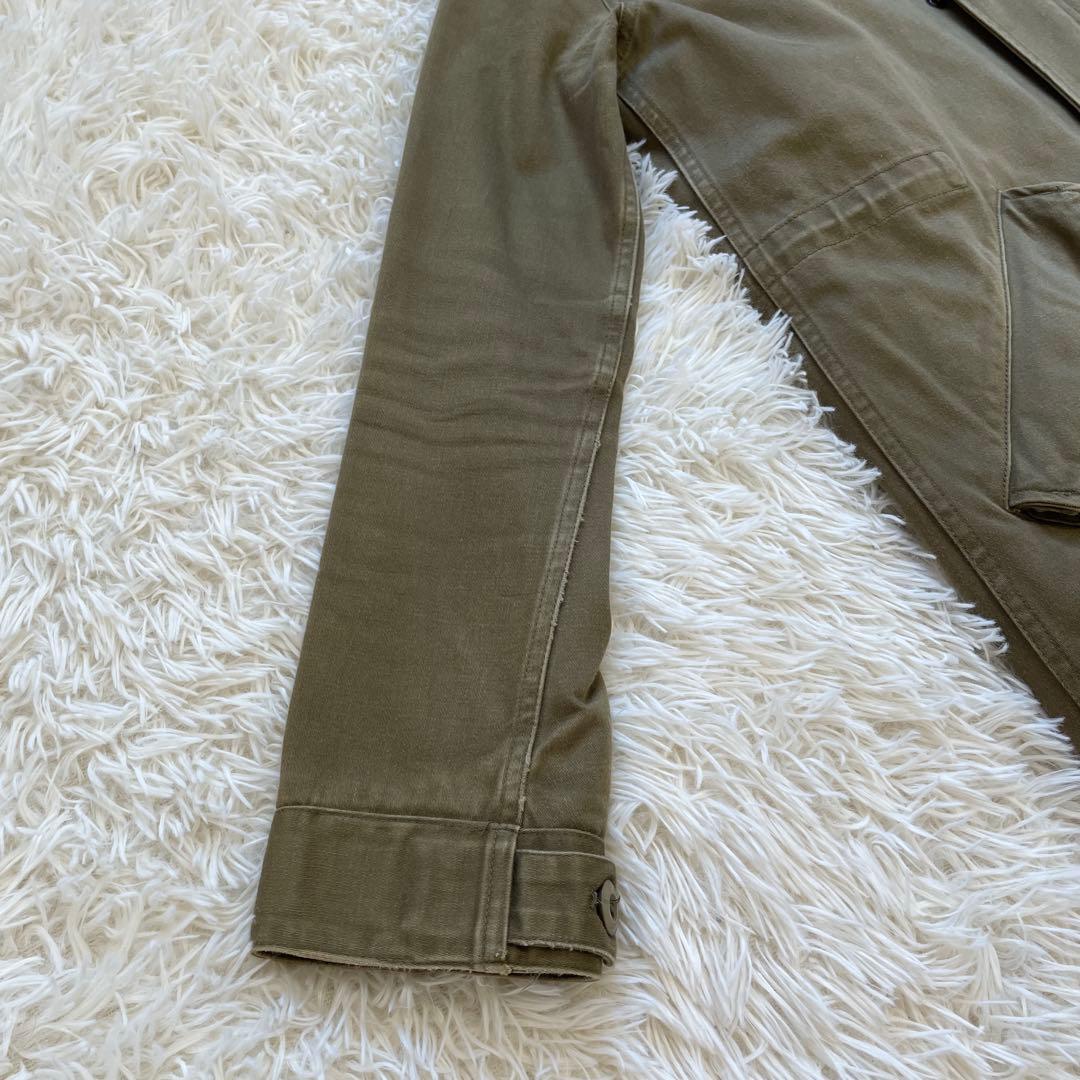 FRED PERRY カーキ インナー ロゴ ファー 3way モッズコート