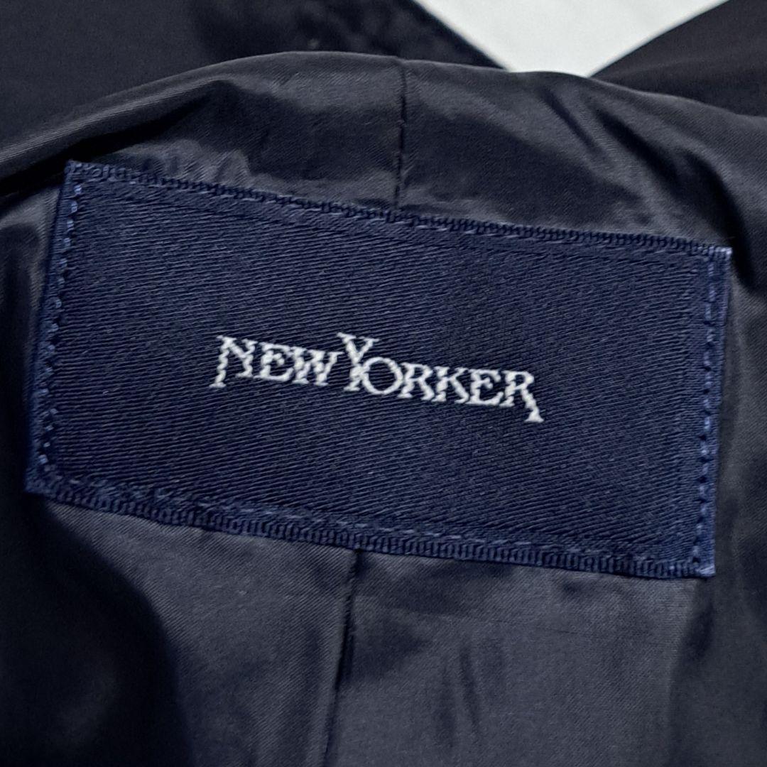 【新品タグ付】NEWYORKER　ライナージャケット付コート　11号　ネイビー系