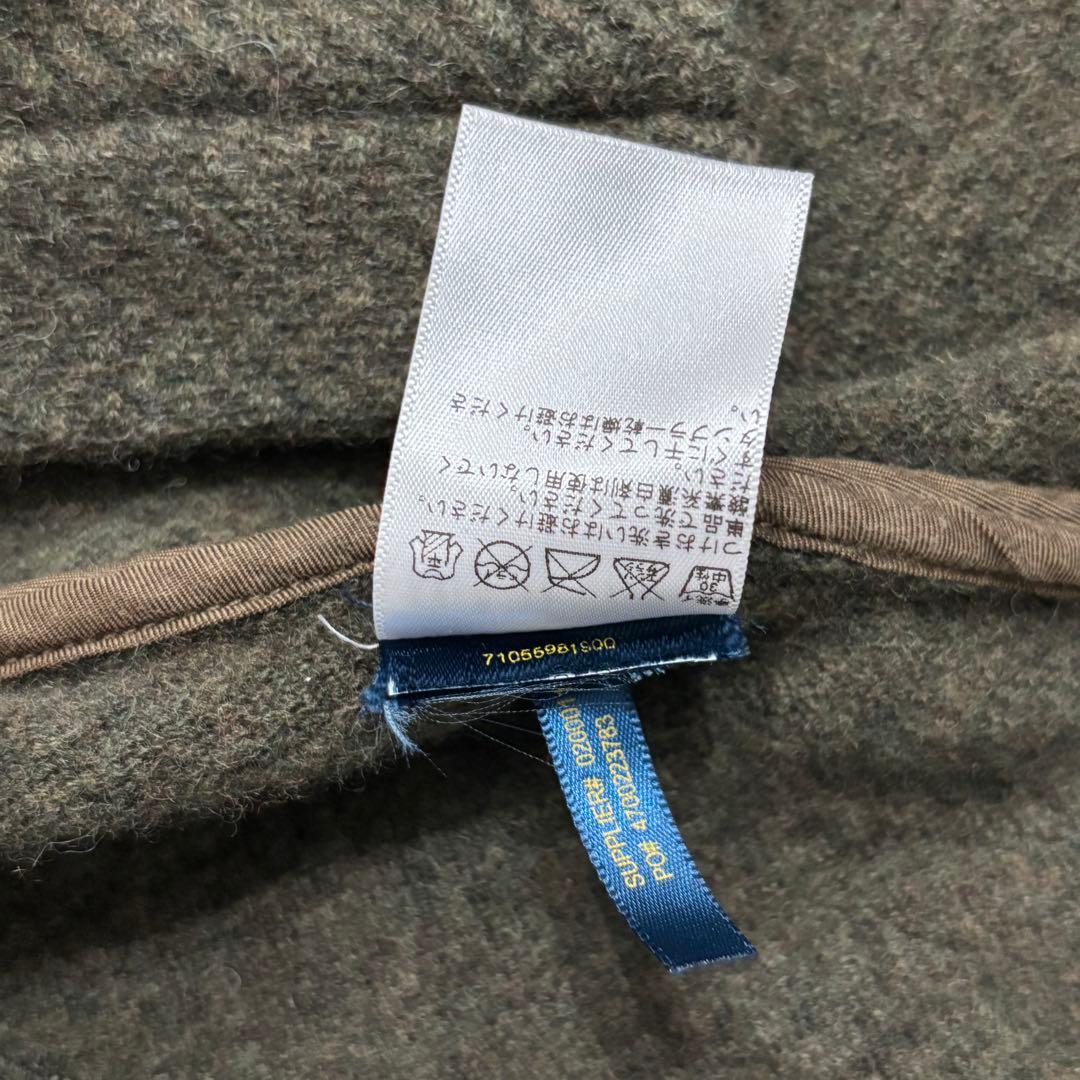 RRL顔負け Ralph 美品 ツイードウール テーラード ジャケット カーキ