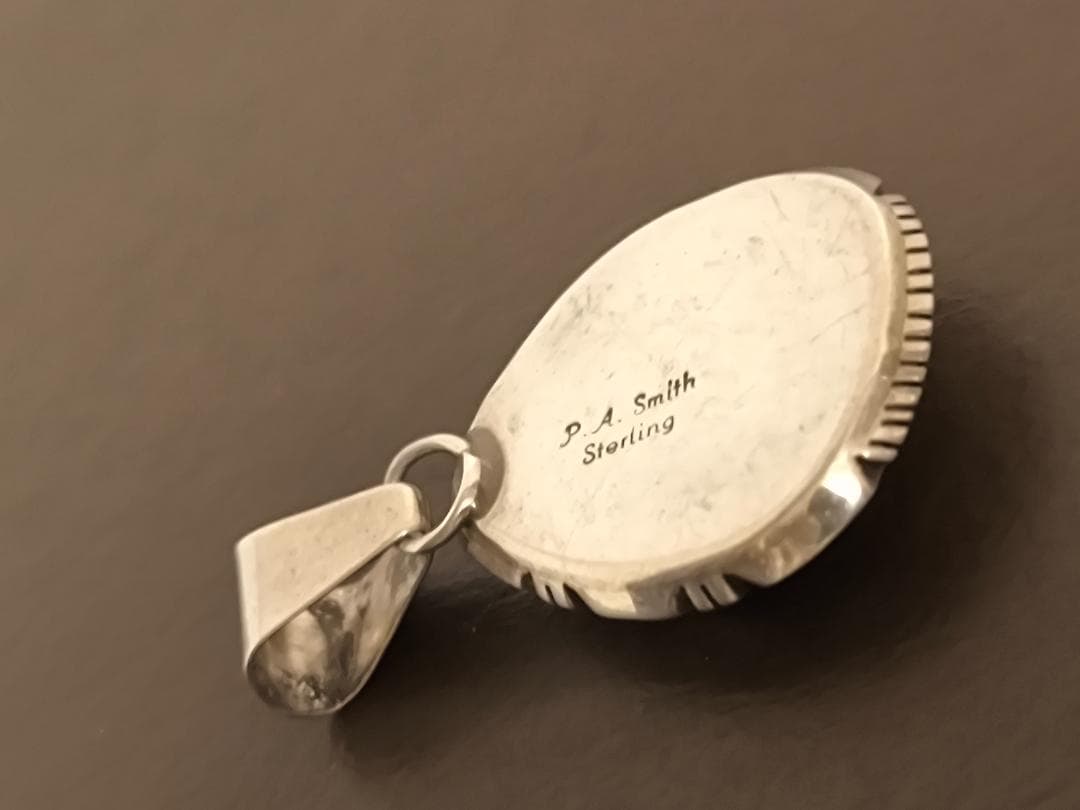 ヴィンテージ P A Smith ターコイズ トルコ石 ナバホ ペンダントトップ
