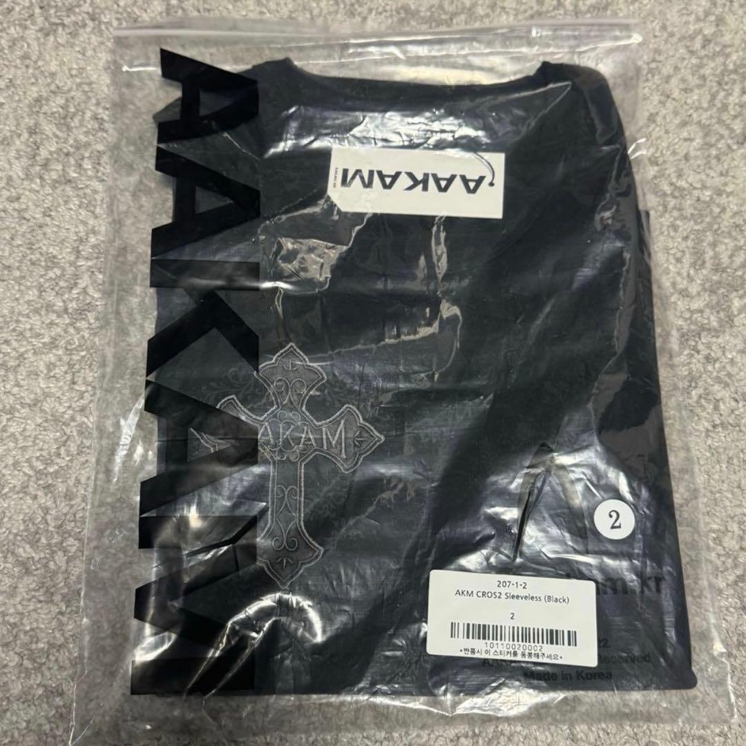 AAKAM AKM CROS2 Sleeveless (Black) アーカム
