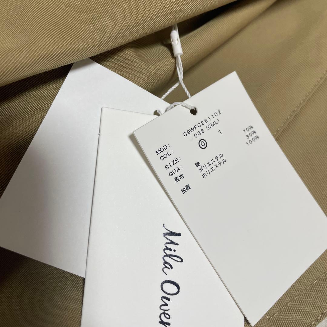 ミラオーウェン Mila owen ショートトレンチコート キャメル 0 完売