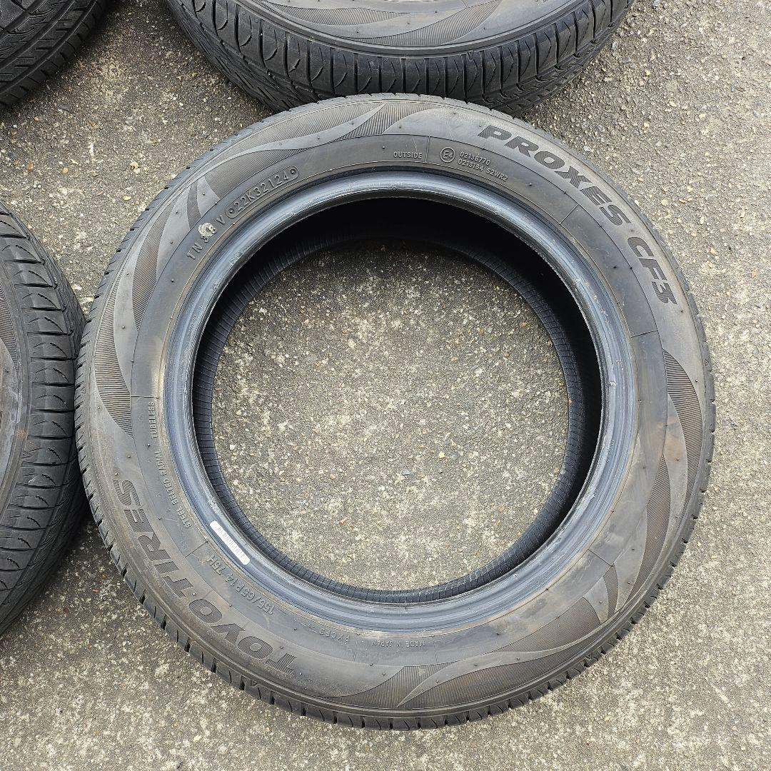 155/65R14 TOYO PROXES CF3 2024年製　4本 溝あり