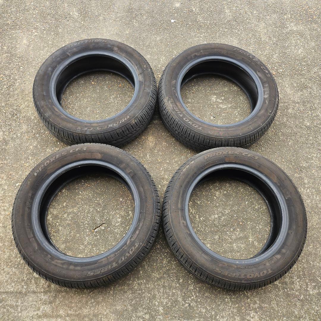 155/65R14 TOYO PROXES CF3 2024年製　4本 溝あり
