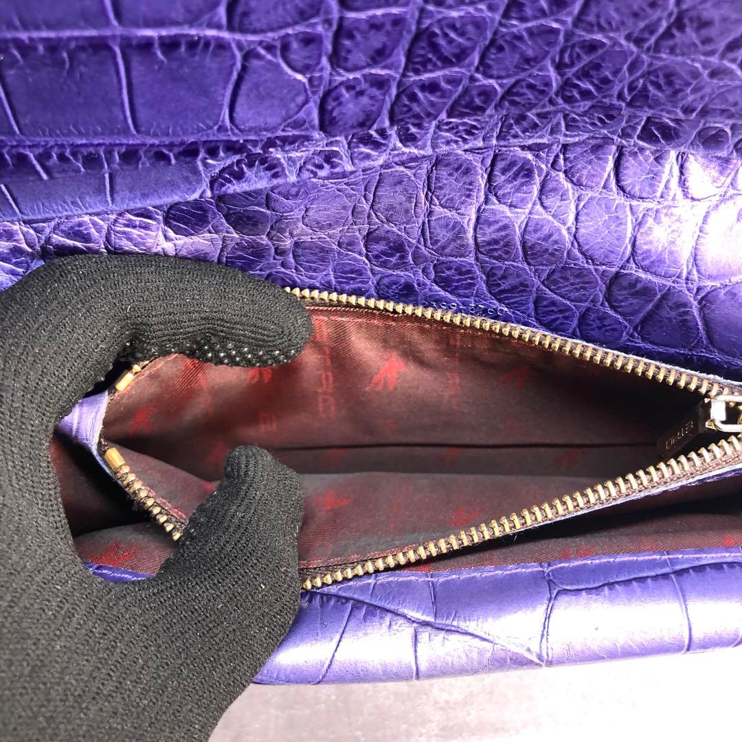 ✨️希少✨️ ETRO エトロ マルゴット ペイズリー ペガサス 長財布 ペガソ 紫