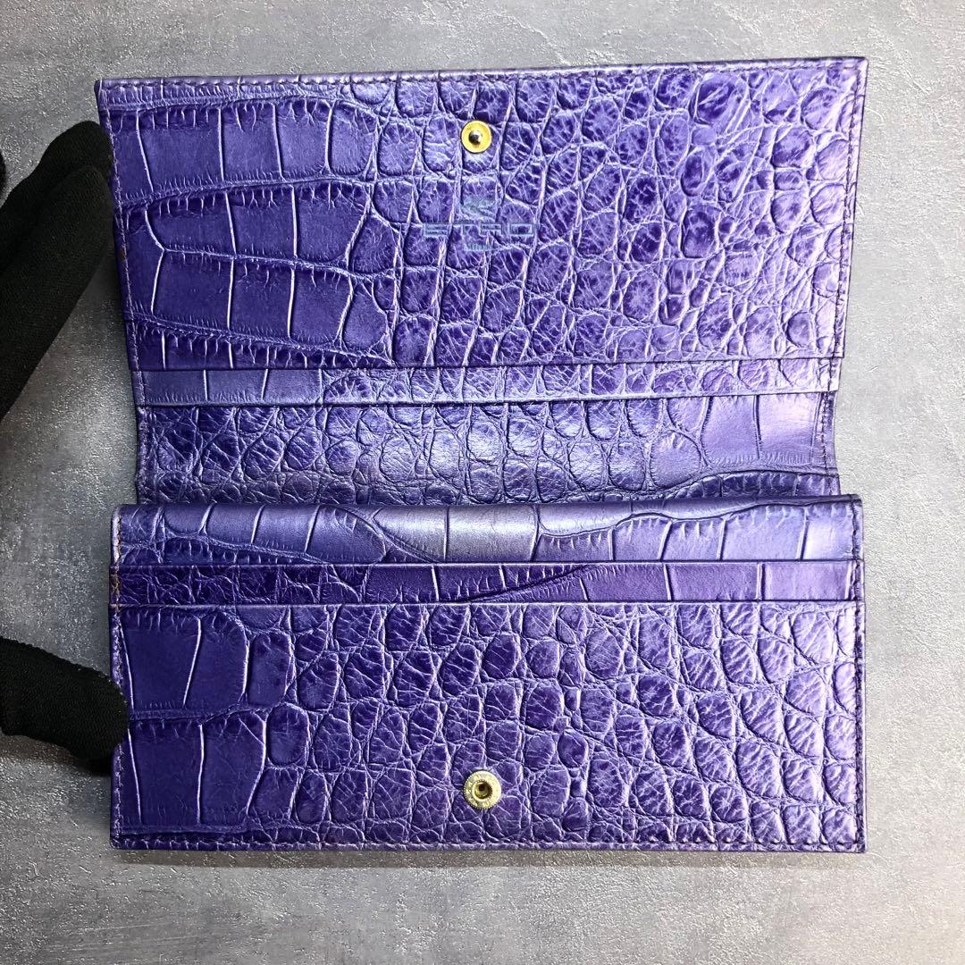 ✨️希少✨️ ETRO エトロ マルゴット ペイズリー ペガサス 長財布 ペガソ 紫