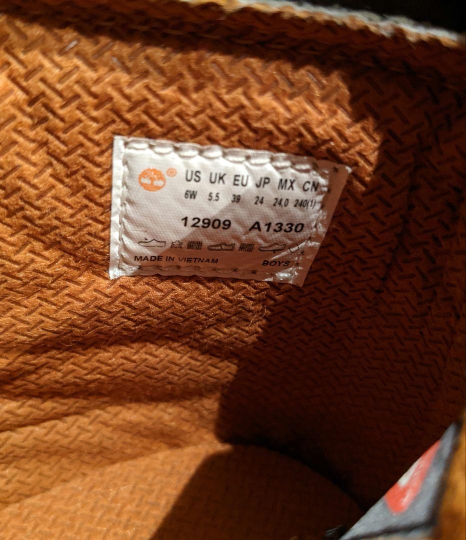 ティンバーランドTimberland12909☆6インチプレミアムブーツ