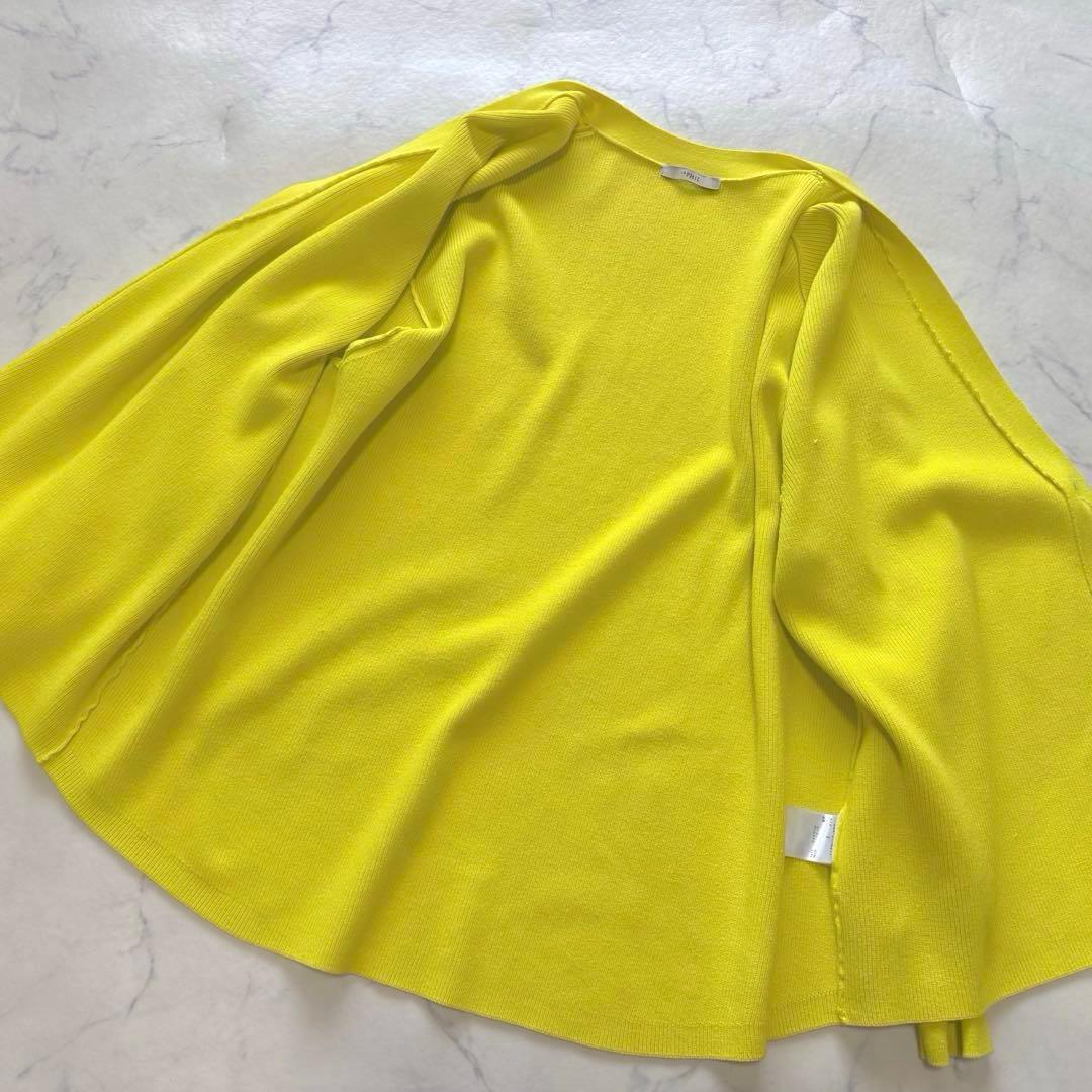 LE PHIL ルフィル 2022 フォルムカーディガン yellow