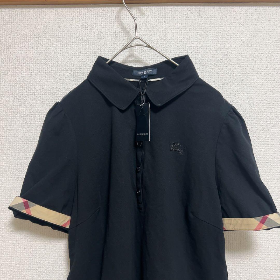 新品タグ付き　BURBERRY バーバリー ノバチェック ロゴ刺繍　ポロシャツ