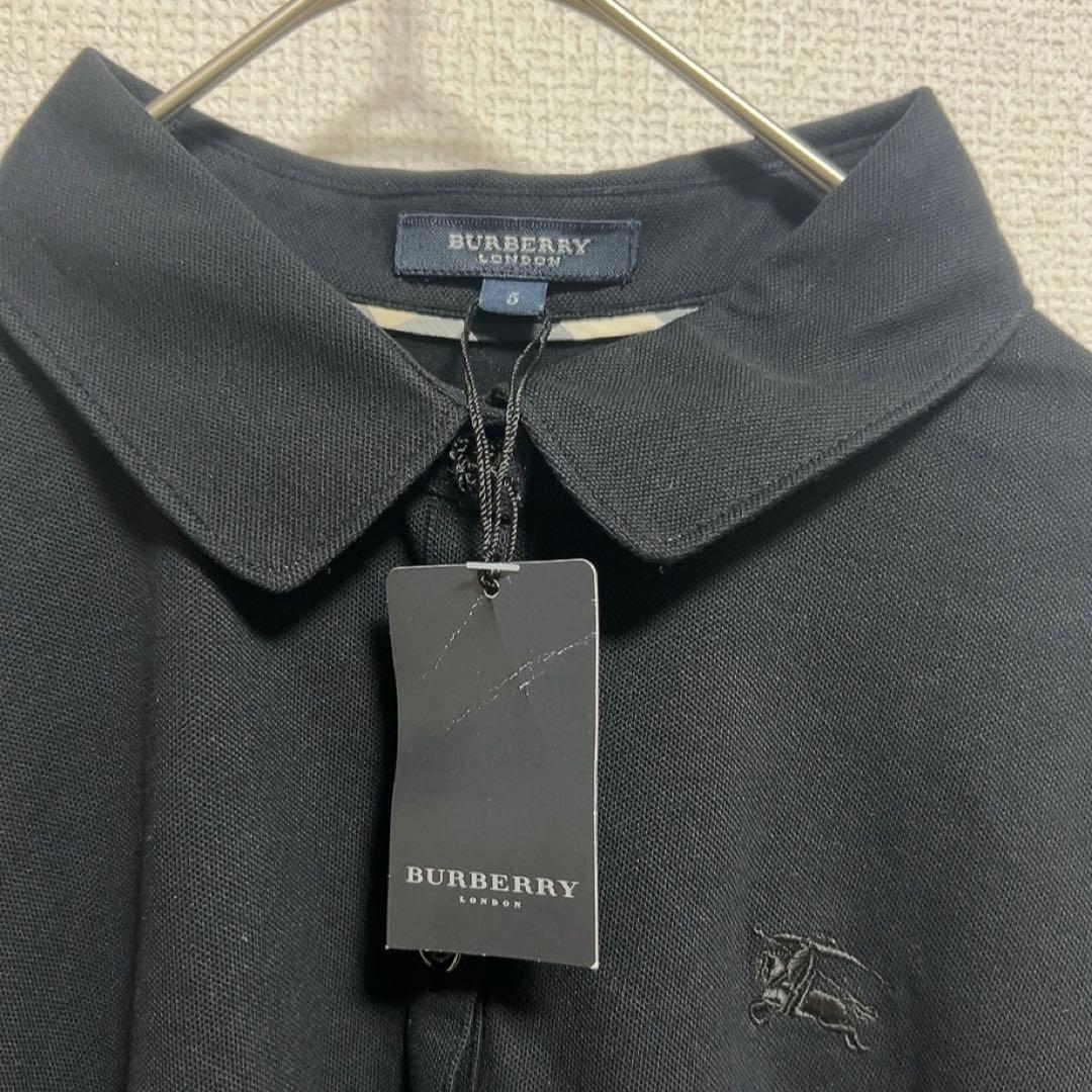 新品タグ付き　BURBERRY バーバリー ノバチェック ロゴ刺繍　ポロシャツ