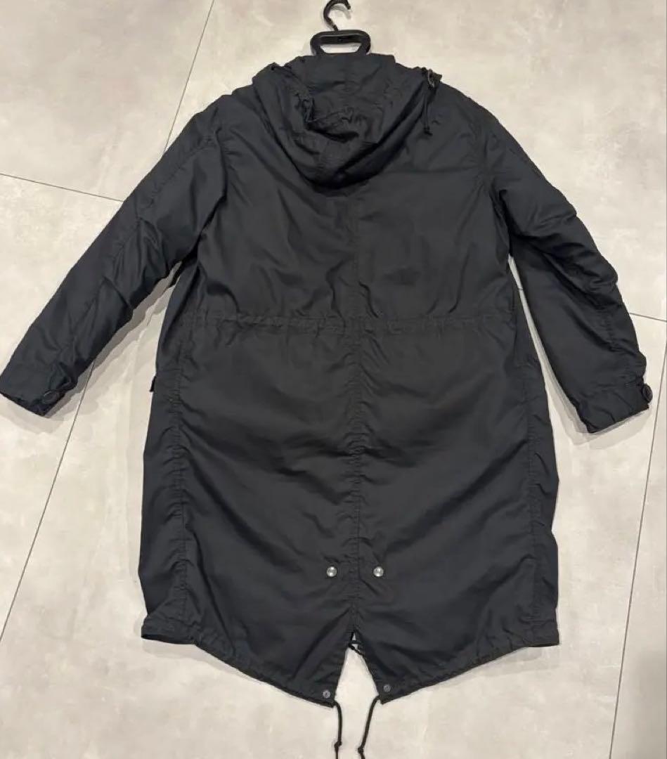 Alpha Industries ブラック モッズコート M