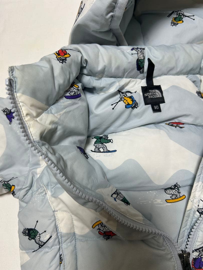 THE NORTH FACE スキーキャラクターダウンジャケット 90 フード