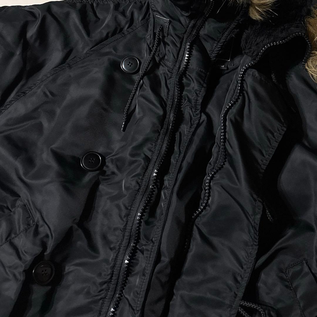 アルファ社 ALPHA INDUSTRIES N-2B ブラック Lサイズ 美品