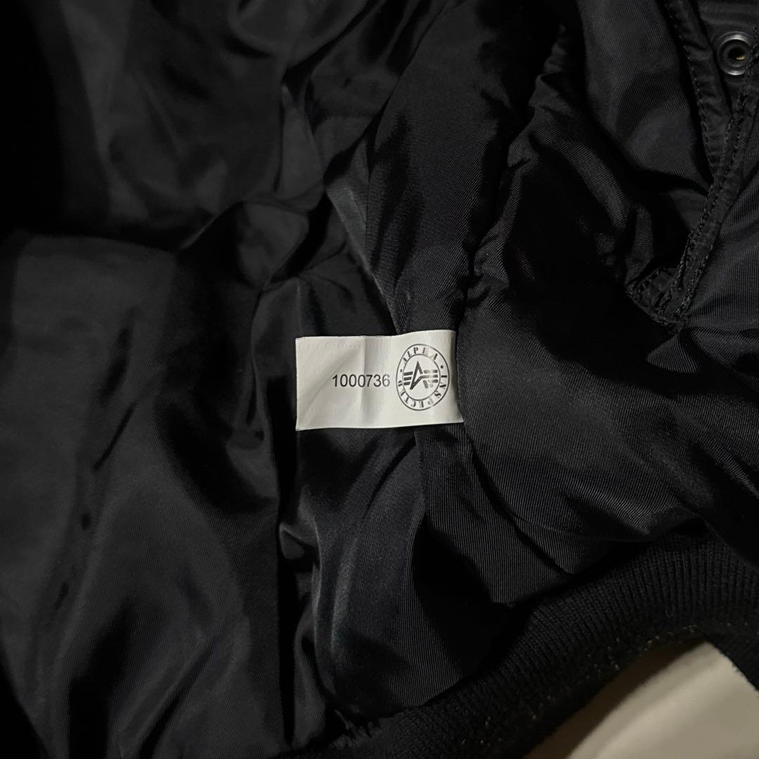 アルファ社 ALPHA INDUSTRIES N-2B ブラック Lサイズ 美品