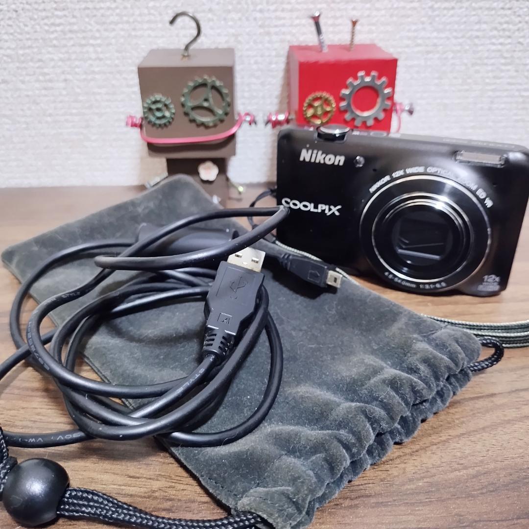 【動作確認済★美品】COOLPIX S6400 コンパクトデジタルカメラ