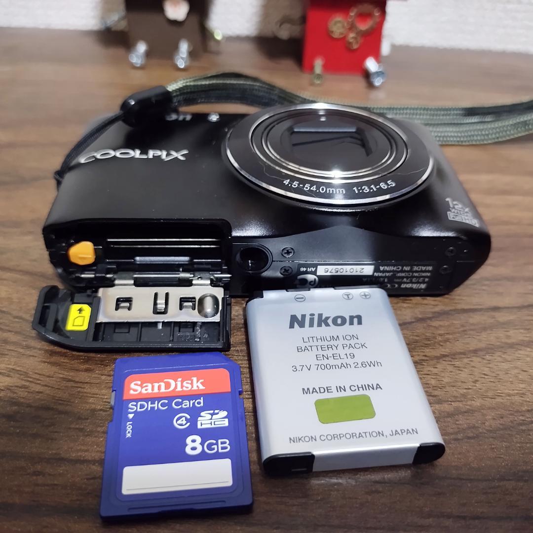 【動作確認済★美品】COOLPIX S6400 コンパクトデジタルカメラ
