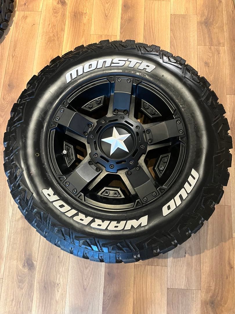 KMCロックスターホイール MONSTAタイヤ 4本セット