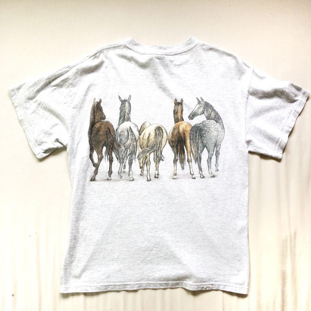 00s 馬 Tシャツ 在原みゆ紀モデル