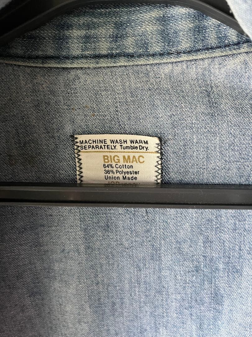 れこさん専用ヴィンテージ当時物BIG MAC カバーオールライトブルー70年代