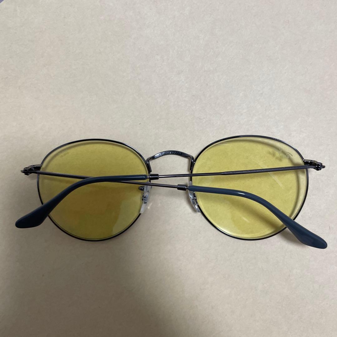RayBan ROUND L RB3447 004 T4 ライトイエロー