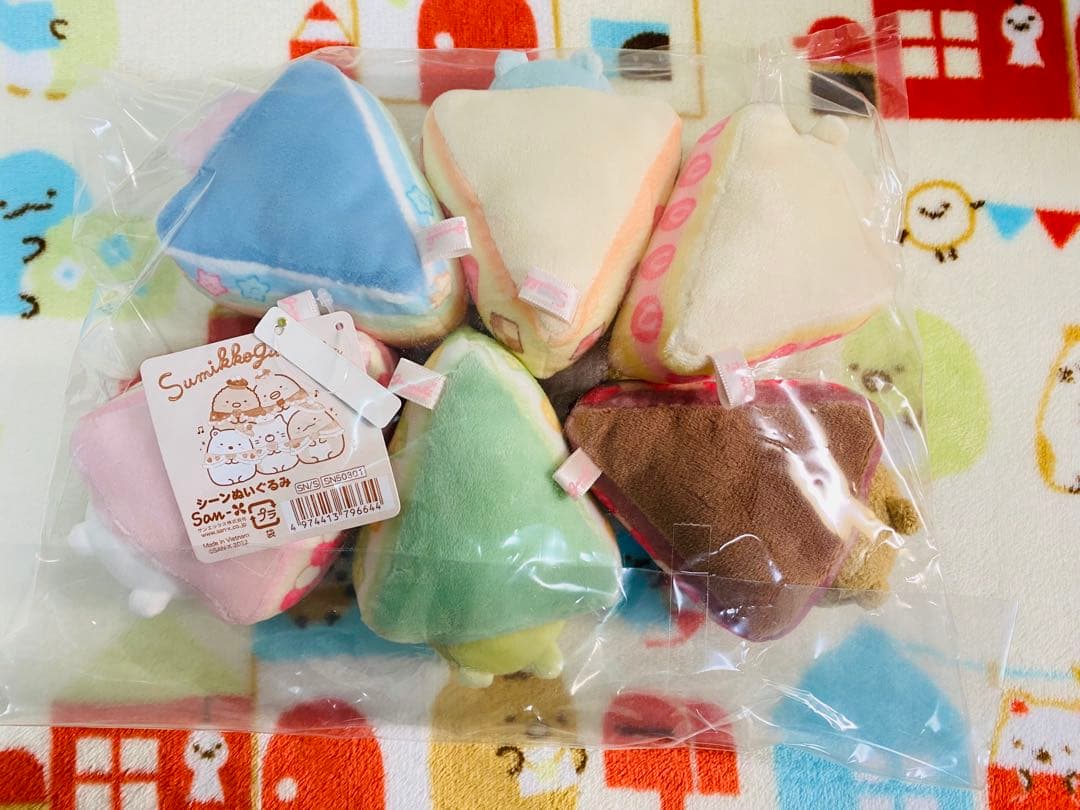 すみっコぐらし　ねこのきょうだいとおかし屋さん　シーンぬいぐるみ