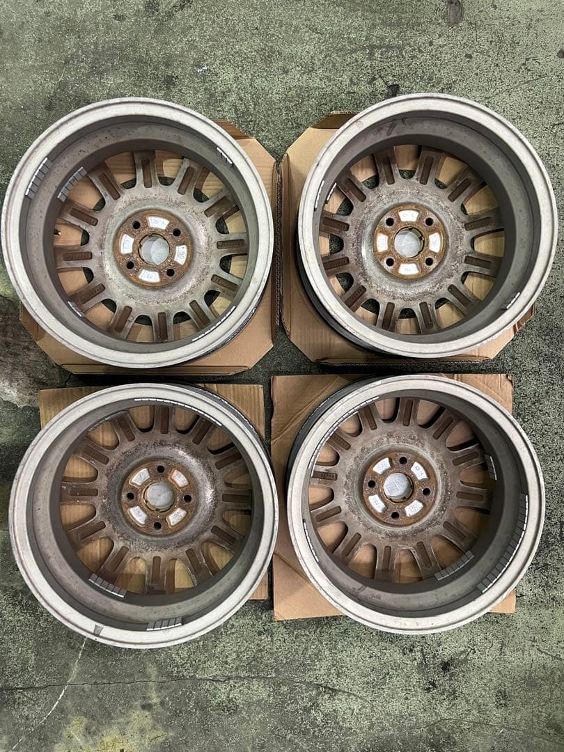 N-BOX純正4.5J+45 100 中古アルミホイール4本①