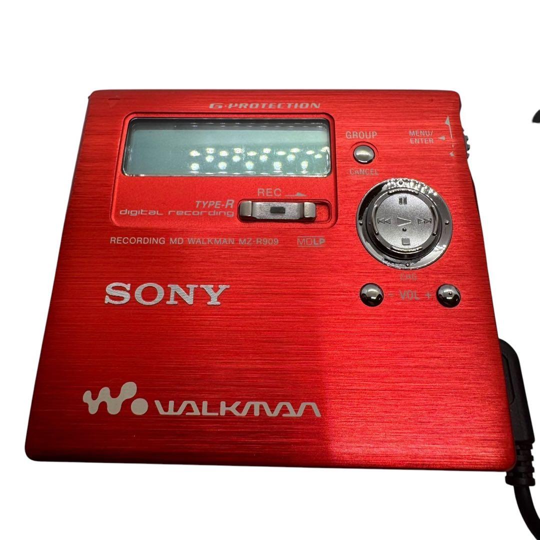 SONY MZ-R909 ポータブルMDレコーダー WALKMAN