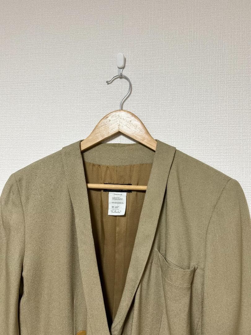 希少 80s イタリア製 GIORGIO ARMANI シルクダブルテーラード