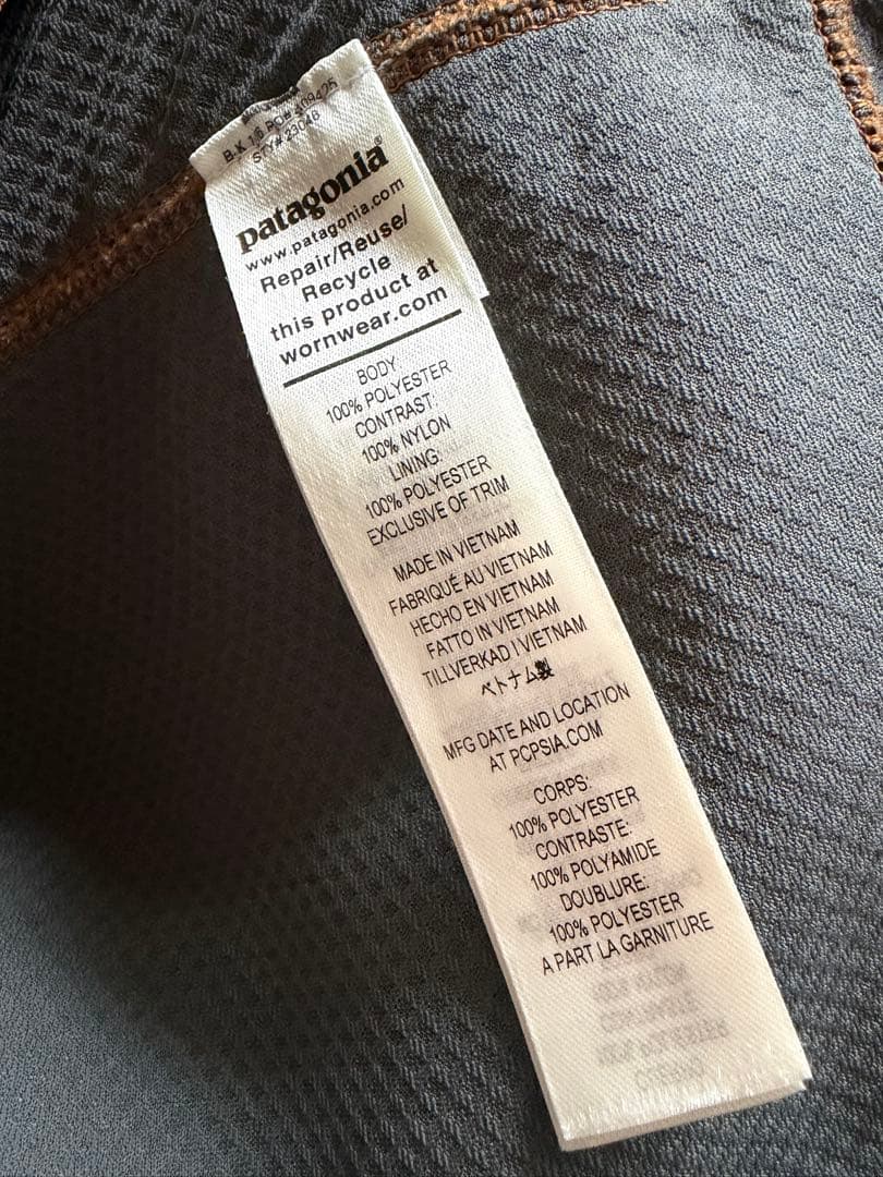s*y様 超美品！！Patagonia フリースベスト XS ブラウン/オレンジ