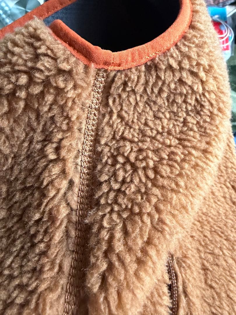 s*y様 超美品！！Patagonia フリースベスト XS ブラウン/オレンジ