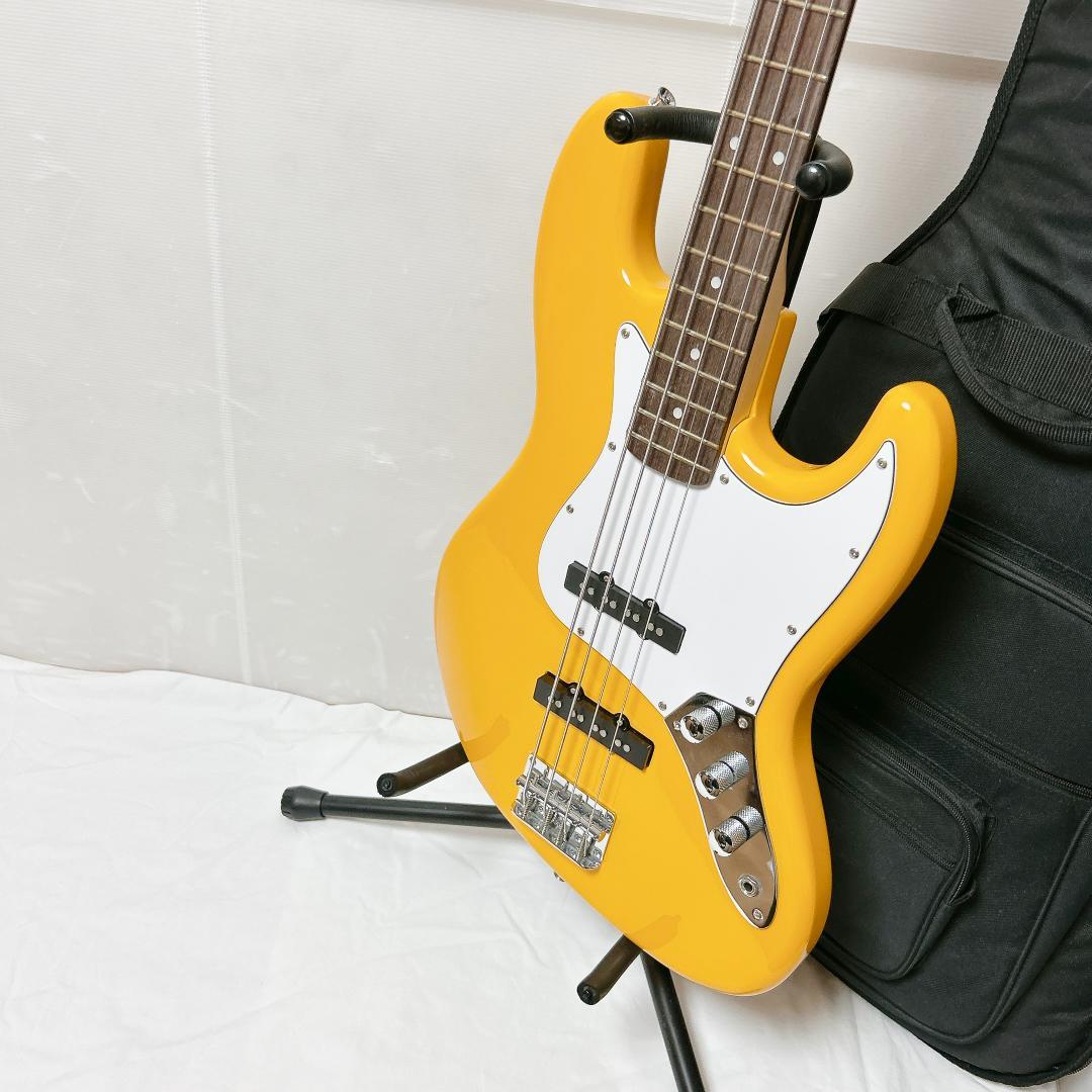 美品 Selder セルダー ジャズベース ジャズベ 黄色 イエロー