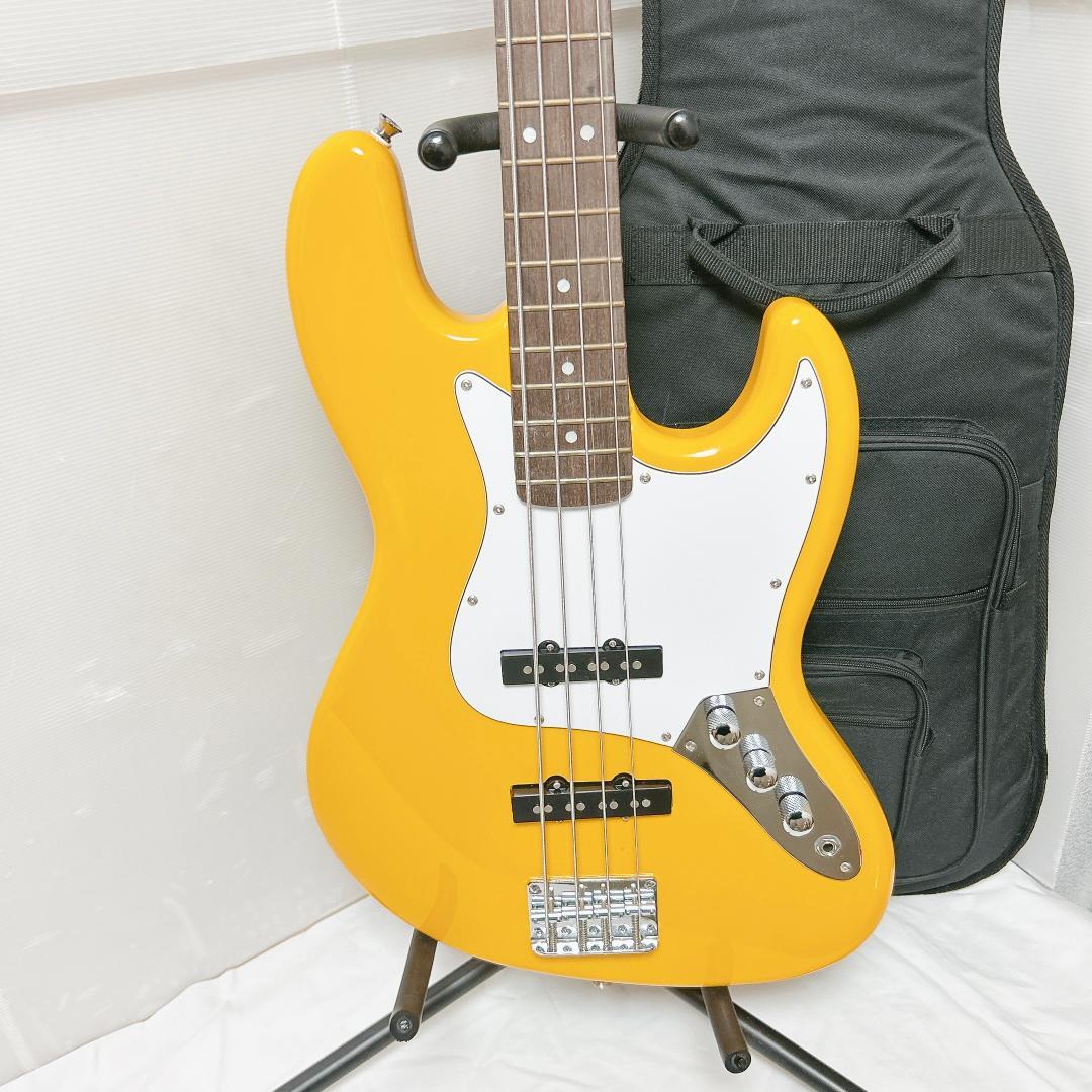 美品 Selder セルダー ジャズベース ジャズベ 黄色 イエロー