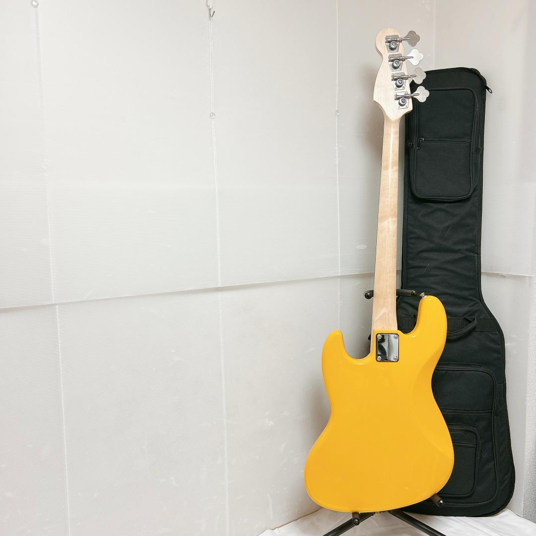 美品 Selder セルダー ジャズベース ジャズベ 黄色 イエロー