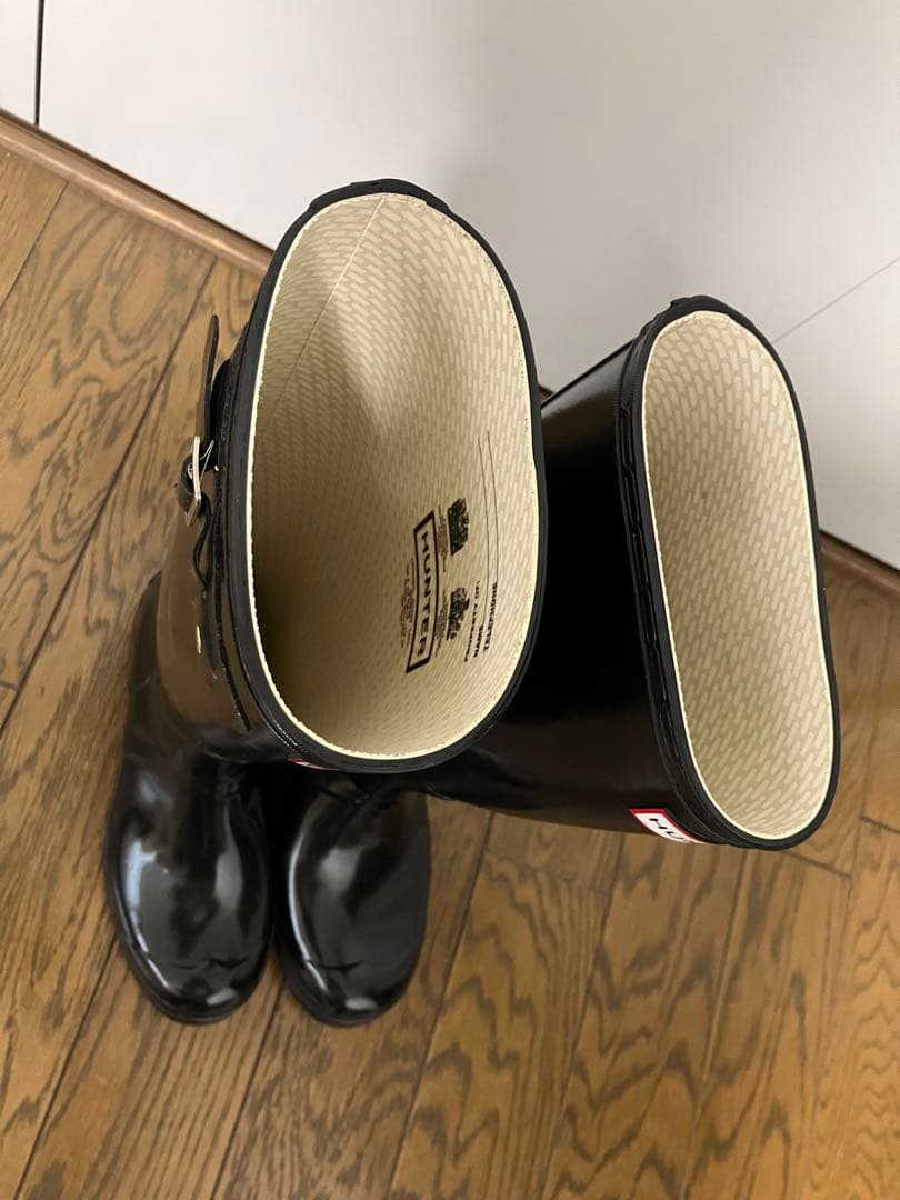 靴 HUNTER ORIGINAL GLOSS TALL UK5 US7 EU38