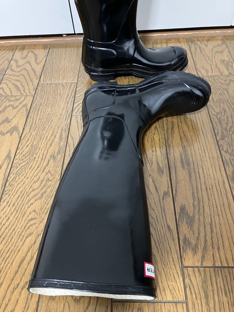 靴 HUNTER ORIGINAL GLOSS TALL UK5 US7 EU38