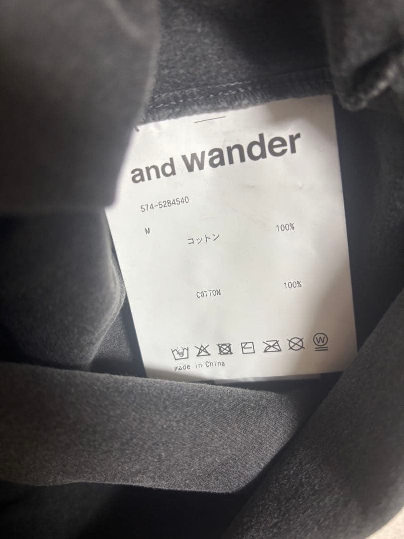 【超美品・最終値下】and wander×ROA Tシャツ