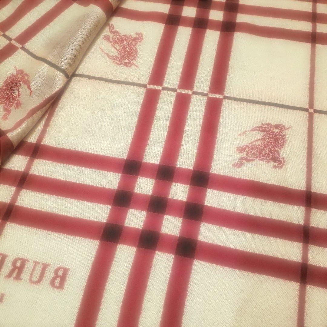 y*0様 BURBERRY チェック柄 ストール 　大判