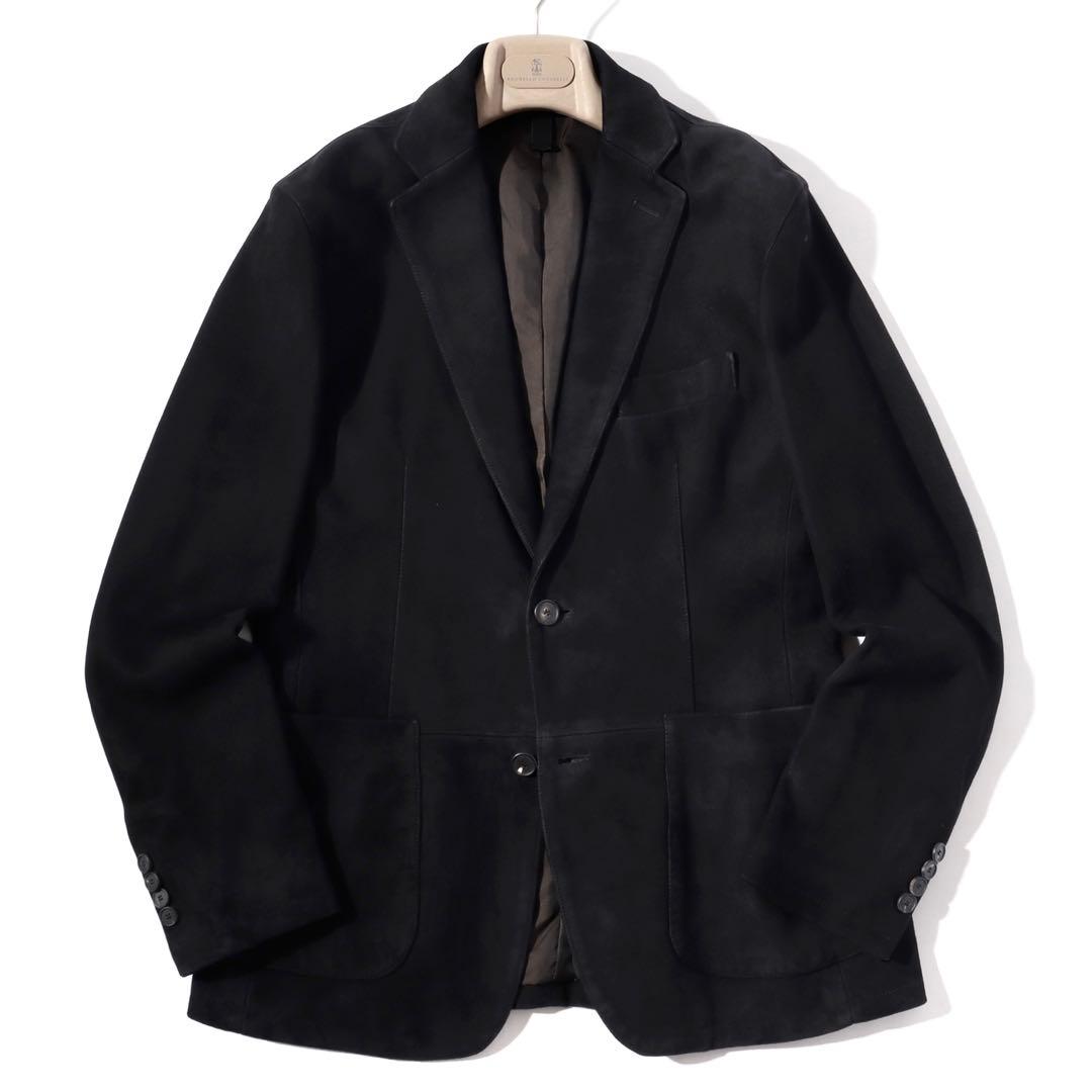 TAGLIATORE タリアトーレ 羊革 レザー テーラードジャケット 48 L